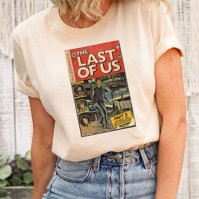 The Last of Us Comic Art Vintage T-Shirt