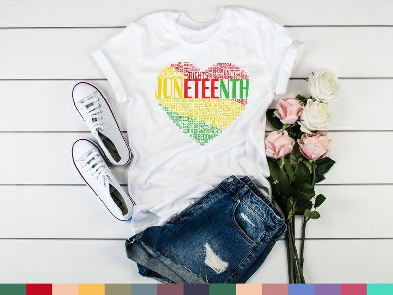 Juneteenth Definition Heart T-shirt