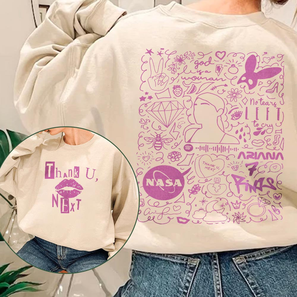 Ariana Grande Band Print Sweatshirt