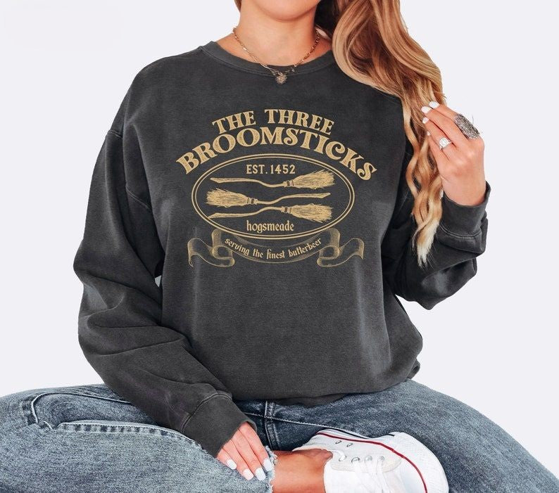 Three Broomsticks Wizard Book Sweatshirt