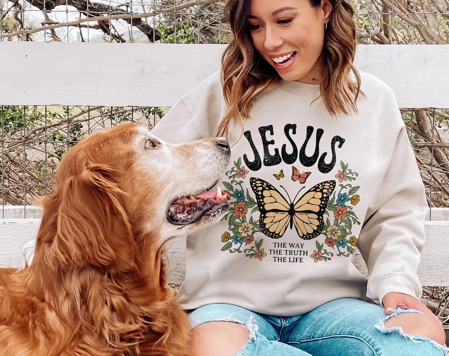 Faith Crew Neck Sweatshirt