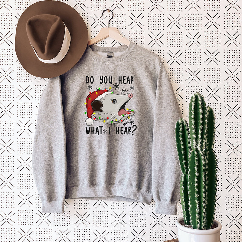 Funny Opossum Christmas Sweatshirt