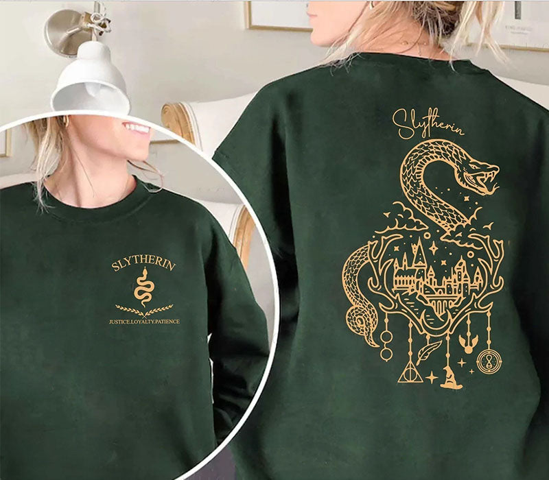 Hogwarts House Slytherin Sweatshirt