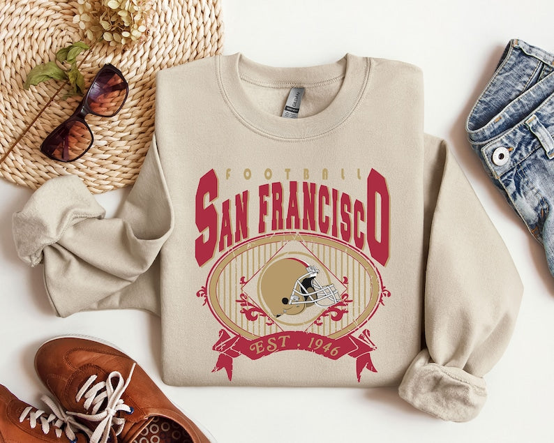 San Francisco Football Vintage Sweatshirt