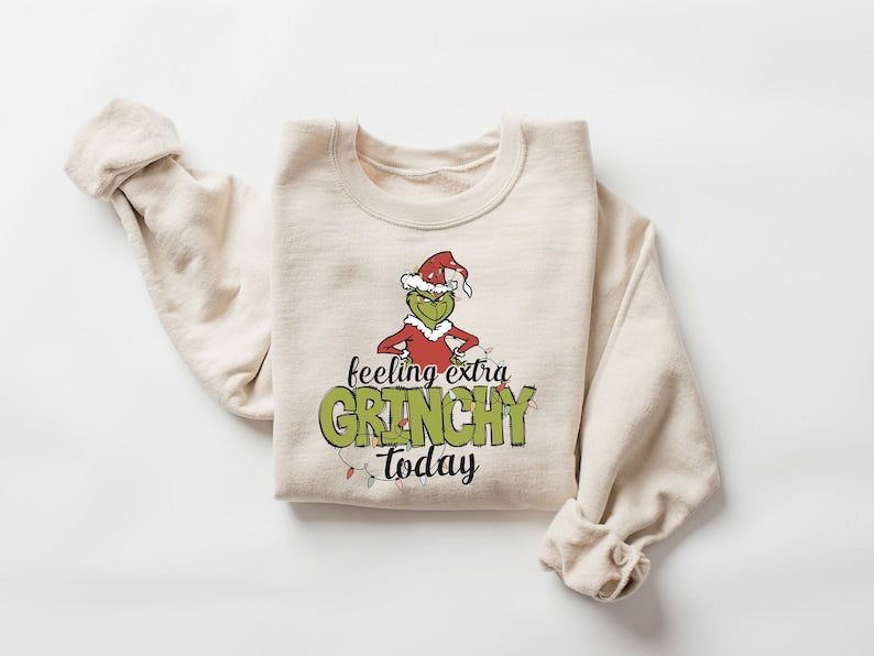 Feeling Extra Grin Today Christmas Sweatshirt