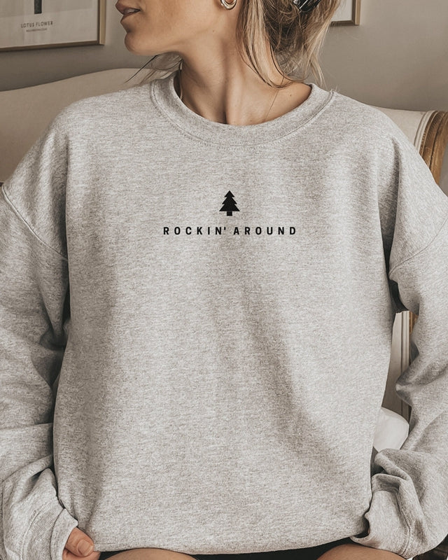 Christmas Tree Sweatshirt Rockin Around the Christmas Tree Hoodie