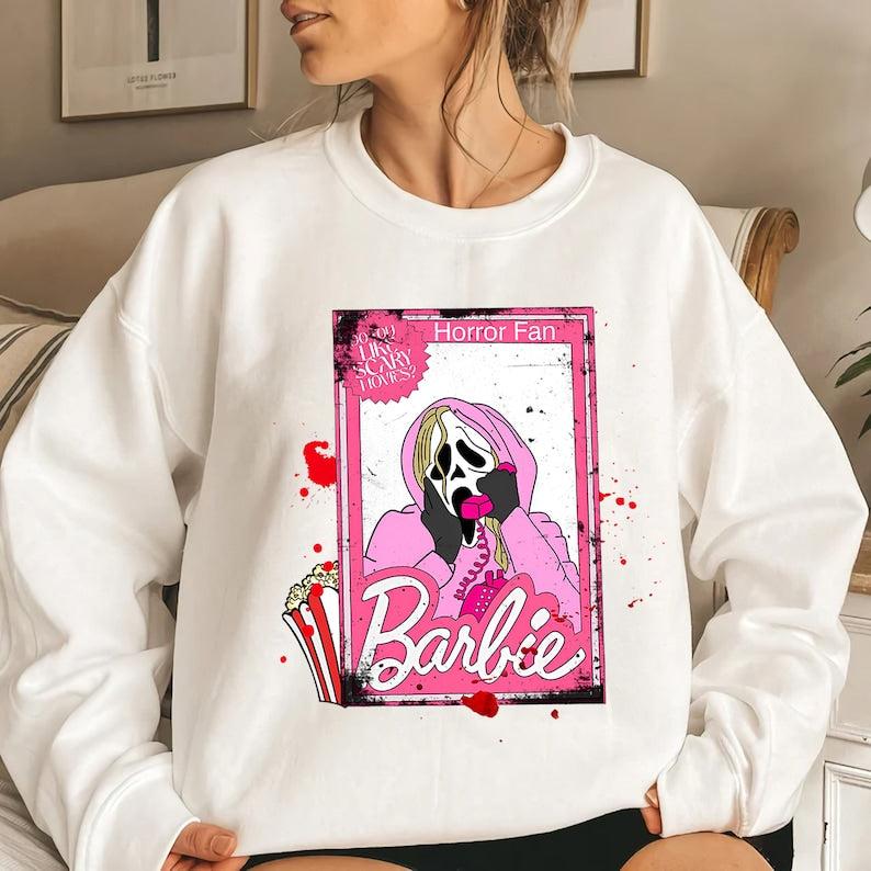 Horror Barbie Graphic Sweatshirt