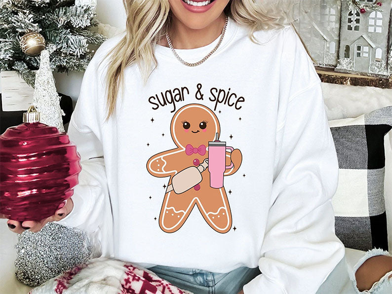 Cute Christmas Boujee Gingerbread Sweatshirt