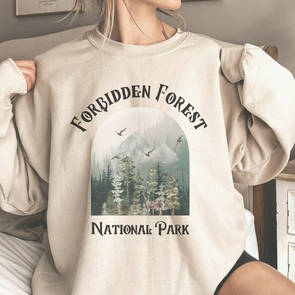 Forbidden Forest Wizard Sweatshirt National Park Shirt