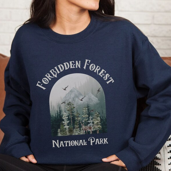 Forbidden Forest Wizard Sweatshirt National Park Shirt