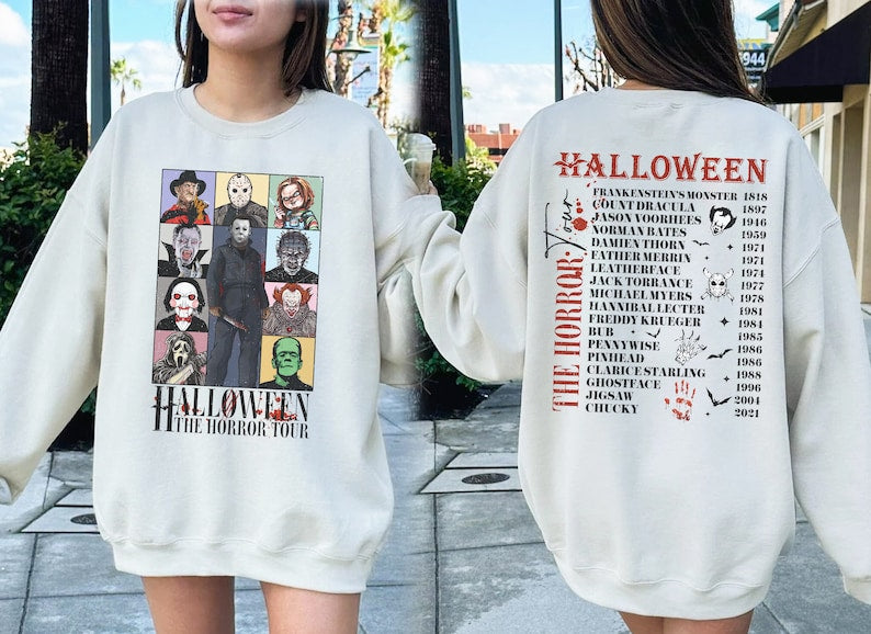 2-Sided Vintage Halloween Horror Nights 2023 Sweatshirt