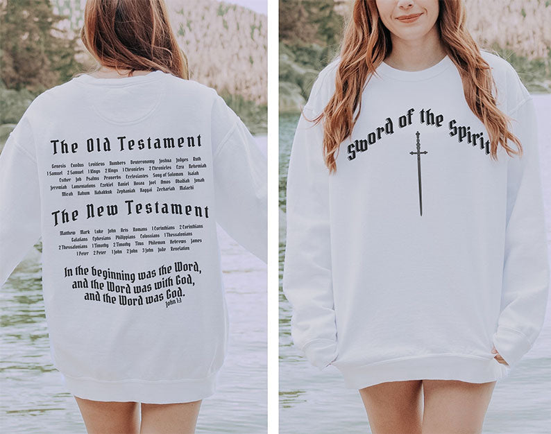 Armor of God Bible Verse Crewneck Faith Sweatshirt