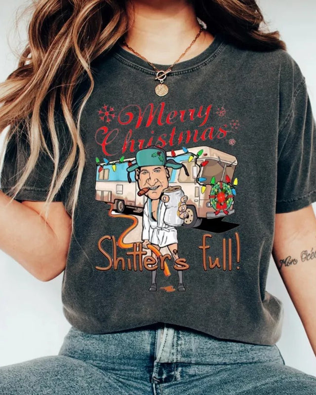 Merry Christmas Shitters Full T-Shirt